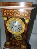 French Rosewwod Portico Clock Complete with Dome & Stand (4 of 9) French Rosewwod Portico Clock Complete with Dome & Stand (4 of 9)