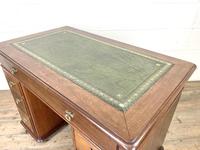 Small Antique Mahogany KneeHole Desk (8 of 9) Small Antique Mahogany KneeHole Desk (8 of 9)