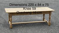 Large French Bleached Oak Farmhouse Table with Extensions (12 of 26) Large French Bleached Oak Farmhouse Table with Extensions (12 of 26)