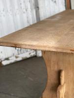 French Bleached Oak Trestle End Farmhouse Dining Table (13 of 19) French Bleached Oak Trestle End Farmhouse Dining Table (13 of 19)