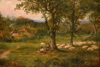 Oil Painting by Mark Edwin Dockree "Pastoral scene near Dedham" (4 of 5) Oil Painting by Mark Edwin Dockree "Pastoral scene near Dedham" (4 of 5)