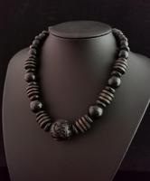Victorian Bog Oak & Wood Bead Necklace (8 of 10) Victorian Bog Oak & Wood Bead Necklace (8 of 10)