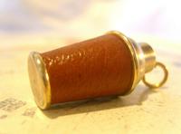 Vintage Pocket Watch Chain Fob 1960s Brass & Leather Gambling Fob With Dice (10 of 10) Vintage Pocket Watch Chain Fob 1960s Brass & Leather Gambling Fob With Dice (10 of 10)