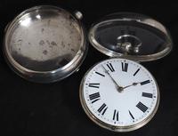 Antique Silver Pair Case Pocket Watch Fusee Verge Escapement Key Wind Enamel Dial M Moore Hillsborough (3 of 10) Antique Silver Pair Case Pocket Watch Fusee Verge Escapement Key Wind Enamel Dial M Moore Hillsborough (3 of 10)