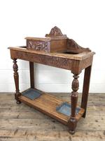 Antique Victorian Carved Oak Hall Stand (8 of 14) Antique Victorian Carved Oak Hall Stand (8 of 14)