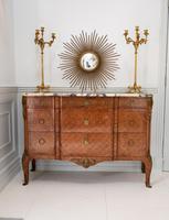 Late 19th Century French Gilt Bronze Mounted Tulipwood & Kingwood Marble Topped Commode (6 of 10) Late 19th Century French Gilt Bronze Mounted Tulipwood & Kingwood Marble Topped Commode (6 of 10)