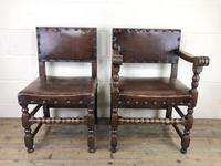 Set of Six Oak & Leather Dining Chairs (4 of 23) Set of Six Oak & Leather Dining Chairs (4 of 23)