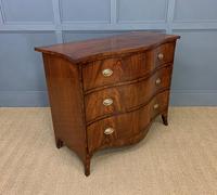 Georgian Flame Mahogany Serpentine Chest of Drawers (11 of 15) Georgian Flame Mahogany Serpentine Chest of Drawers (11 of 15)
