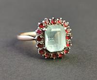 Antique Victorian Aquamarine & Garnet Ring, 9ct Gold (2 of 10) Antique Victorian Aquamarine & Garnet Ring, 9ct Gold (2 of 10)