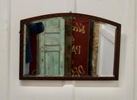 Carved Oak Arched Frame Mirror (3 of 4) Carved Oak Arched Frame Mirror (3 of 4)