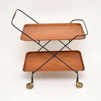 1960’s Pair of Vintage Swedish Teak Side Tables / Trolleys (5 of 11) 1960’s Pair of Vintage Swedish Teak Side Tables / Trolleys (5 of 11)