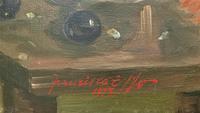 Exceptional Original Vintage Still Life of Fruit & Wine French Oil Painting (11 of 12) Exceptional Original Vintage Still Life of Fruit & Wine French Oil Painting (11 of 12)