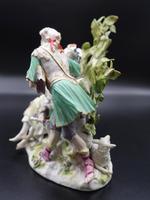 Well Modelled Late 19th Century Meissen Group of Two Lovers (3 of 5) Well Modelled Late 19th Century Meissen Group of Two Lovers (3 of 5)