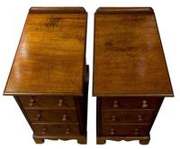 Pair of Mahogany Bedside Tables 19th Century (5 of 5) Pair of Mahogany Bedside Tables 19th Century (5 of 5)