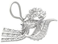 5.90ct Diamond & Platinum Tassel Earrings - Vintage c.1950 (6 of 9) 5.90ct Diamond & Platinum Tassel Earrings - Vintage c.1950 (6 of 9)