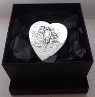 Rare Large 1904 Hallmarked Solid Silver Love Heart Pill Earring Jewellery Box (13 of 13) Rare Large 1904 Hallmarked Solid Silver Love Heart Pill Earring Jewellery Box (13 of 13)