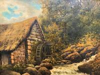 H Sinclair Jackson Superb 19th Century Watermill Landscape Oil Painting (10 of 14) H Sinclair Jackson Superb 19th Century Watermill Landscape Oil Painting (10 of 14)