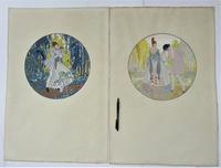 Pair of unusual limited edition French silkscreen prints, c1970, unframed (2 of 10) Pair of unusual limited edition French silkscreen prints, c1970, unframed (2 of 10)