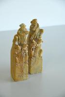 Pair of Chinese Soapstone Hand Seals (9 of 12) Pair of Chinese Soapstone Hand Seals (9 of 12)