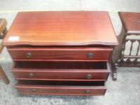 Three Drawer Mahogany Chest (2 of 2) Three Drawer Mahogany Chest (2 of 2)
