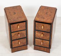 Stylish Pair of Burr Walnut Art Deco Bedside Cabinets (2 of 7) Stylish Pair of Burr Walnut Art Deco Bedside Cabinets (2 of 7)