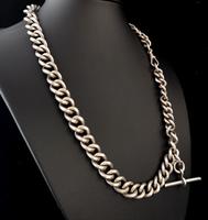 Antique Silver Albert Watch Chain, Heavy (6 of 13) Antique Silver Albert Watch Chain, Heavy (6 of 13)