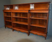 Walnut Breakfront Open Bookcase (3 of 3) Walnut Breakfront Open Bookcase (3 of 3)