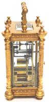 Fine Antique French 8-day Fleur De Lis Decorated Panel 8-day Carriage Clock Timepiece c.1890 (9 of 10) Fine Antique French 8-day Fleur De Lis Decorated Panel 8-day Carriage Clock Timepiece c.1890 (9 of 10)