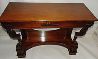 Empire Style Carved Mahogany Console Table (2 of 11) Empire Style Carved Mahogany Console Table (2 of 11)