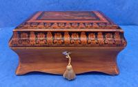 William IV Birch Penwork Jewellery Box (15 of 16) William IV Birch Penwork Jewellery Box (15 of 16)