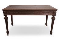 English Carved Oak Desk (8 of 8) English Carved Oak Desk (8 of 8)