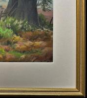 'Lincolnshire Summer' - Fine Mid Century English Landscape Watercolour Painting (9 of 11) 'Lincolnshire Summer' - Fine Mid Century English Landscape Watercolour Painting (9 of 11)