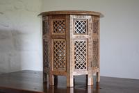 Anglo Indian Table with Circular Carved Top (2 of 10) Anglo Indian Table with Circular Carved Top (2 of 10)