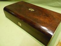 French Inlaid Rosewood Games Box + Accessories c.1880 (10 of 11) French Inlaid Rosewood Games Box + Accessories c.1880 (10 of 11)
