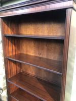 Tall English Mahogany Open Library Bookcase (9 of 10) Tall English Mahogany Open Library Bookcase (9 of 10)