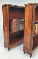 Pair of 19th Century Marble Topped Open Bookcases (3 of 5) Pair of 19th Century Marble Topped Open Bookcases (3 of 5)