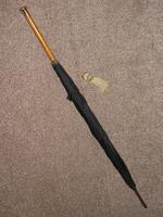 Antique Hallmarked 1918 - 9 Carat Gold Umbrella by Kendall with Black Canopy (3 of 17) Antique Hallmarked 1918 - 9 Carat Gold Umbrella by Kendall with Black Canopy (3 of 17)
