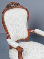 Antique Pair of French Rosewood Armchairs (5 of 19) Antique Pair of French Rosewood Armchairs (5 of 19)