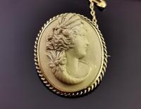 Antique Lava Cameo Brooch, 19th Century (2 of 8) Antique Lava Cameo Brooch, 19th Century (2 of 8)