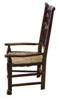 19th Century Lancashire "Wheatear" Spindleback Low Armchair (5 of 5) 19th Century Lancashire "Wheatear" Spindleback Low Armchair (5 of 5)