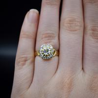 Antique Victorian Old Cut Diamond Cluster 18ct 18K Yellow Gold Ring 1.0ct total (6 of 9) Antique Victorian Old Cut Diamond Cluster 18ct 18K Yellow Gold Ring 1.0ct total (6 of 9)