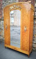French Art Deco Burr Ash, Marquetry & Gilt Metal Mounted Wardrobe c.1910 (3 of 18) French Art Deco Burr Ash, Marquetry & Gilt Metal Mounted Wardrobe c.1910 (3 of 18)
