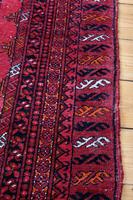 Handmade Bokhara wool rug vibrant red ground (11 of 11) Handmade Bokhara wool rug vibrant red ground (11 of 11)
