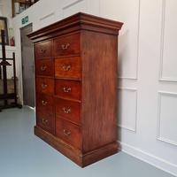 Large Antique Bank of Mahogany Drawers c.1880 (2 of 8) Large Antique Bank of Mahogany Drawers c.1880 (2 of 8)