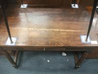 Solid Oak Bobbin Leg Table with Drawer (2 of 4) Solid Oak Bobbin Leg Table with Drawer (2 of 4)