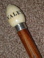 Edwardian 1904 Hallmarked Silver Oak Wood Walking Cane W/Teardrop Handle 'Valet' (9 of 14) Edwardian 1904 Hallmarked Silver Oak Wood Walking Cane W/Teardrop Handle 'Valet' (9 of 14)