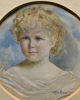 Albany E Howarth ARE Miniature Watercolour Portrait Painting of Little Girl (8 of 11) Albany E Howarth ARE Miniature Watercolour Portrait Painting of Little Girl (8 of 11)