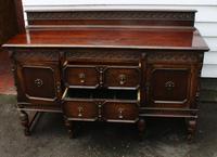 1940s Oak Sideboard with Back - Good Storage (3 of 5) 1940s Oak Sideboard with Back - Good Storage (3 of 5)
