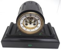 Fantastic Antique French Slate Drum Head Mantel Clock Wow! Striking 8-day Mantle Clock with Jewelled Pallets C1870 (5 of 10) Fantastic Antique French Slate Drum Head Mantel Clock Wow! Striking 8-day Mantle Clock with Jewelled Pallets C1870 (5 of 10)