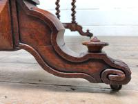 Antique Walnut Table with Barley Twist Legs (10 of 10) Antique Walnut Table with Barley Twist Legs (10 of 10)